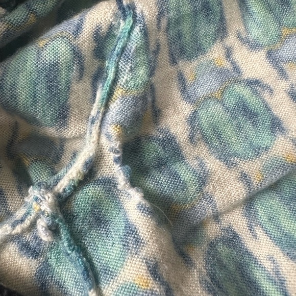 Tory Burch Beetle Scarab Bugs Merino Wool Cardigan Sz Small - Picture 11 of 13